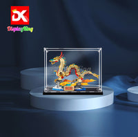 Display King -Acrylic display case with screw for LEGO® Auspicious Dragon 80112