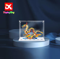 Display King -Acrylic display case with screw for LEGO® Auspicious Dragon 80112