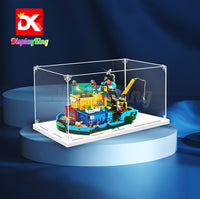 Display King - Acrylic  display case with screw for LEGO® Monkie Kid's Team Secret HQ 80013