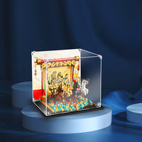 Display King -Acrylic display case with screw for LEGO® Galloping Horses Canvas 80119