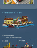 MOULD KING 10109 Loading And Unloading Dock with 821 Pieces