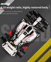 MOULD KING 13117 MOC-31313 F1 Racing Car Compatible 42096