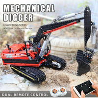 Mould King RC APP Motorized Excavator Truck Bricks Model Toys 17033