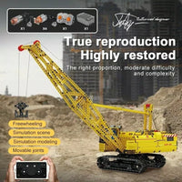 Mould King RC APP Crawler Crane Truck Brick DIY Model Kids Toy 17001