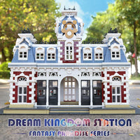 MOULD KING 11004 The Station Of The Creamland Building Block 3132 Pcs Set Gift