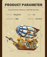 JIESTAR JJ9126 Steampunk Airship with 3272 Pieces