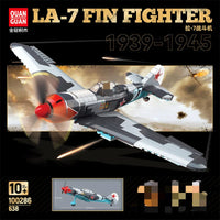 QUANGUAN 100286 LA-7 Fin Fighter with 638 Pieces
