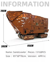 Building Blocks Mould King Space 21009 Motor Sandcrawler Bricks Model Kids Toys