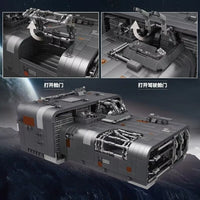 Mould King Plan A-A4B Landflyer Space Ship Bricks Models Kids Toys