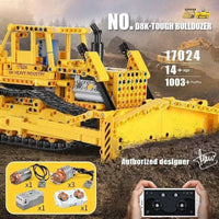 Mould King MOC The APP RC Bulldozer Truck Brick DIY Model Kid Toy