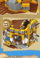 JIESTAR JJ9126 Steampunk Airship with 3272 Pieces