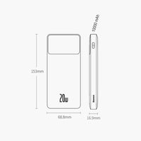 Baseus Bipow Fast Charging Power Bank 10000mAh 20W (Over1seas Edition) PPBD050301-Black