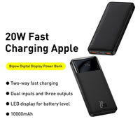 Baseus Bipow Fast Charging Power Bank 10000mAh 20W (Over1seas Edition) PPBD050301-Black