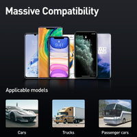 Baseus Energy Column Car Wireless MP3 Charger (Wireless 5.0 + 5V3.1A)