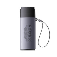 Baseus Lite Series Adapter SD TF USB Card Reader (WKQX060013)-Dark Gray