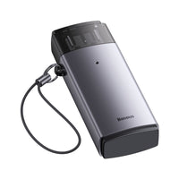Baseus Lite Series Adapter SD TF USB Card Reader (WKQX060013)-Dark Gray