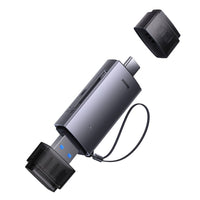 Baseus Lite Series USB-A & Type-C to SD/TF Card Reader (WKQX060113)-Dark Gray