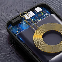 Baseus Mini S Bracket 10W Wireless Charger Power bank 10000mAh 18W-Black