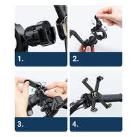 Baseus Quick to Take Cycling Holder (Applicable for Bicycle and Motorcycle) (SUQX-01)-Black
