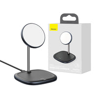 Baseus Swan Magnetic Desktop Bracket Wireless Qi Charger 15 W (Suit for IP12)