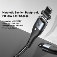 Baseus Zinc Magnetic Safe Fast Charging Data Cable Type-C to IP PD 20W 1M