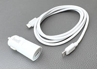 sky Budi CC062TTLW PD 33W USB C Mini car charger with Type-C to iPh combo