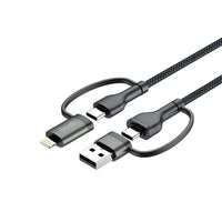 Budi DC259ATTL12B 65W 27W 4-in-1 Charge/SYNC Cable