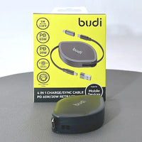 sky Budi DC535B 1m 4 in 1 65W/20W Type-C to Lightning Cable