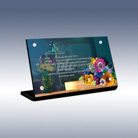 Display King - Acrylic display plaque for Lego wildflower Bouquet 10313