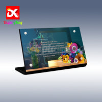 Display King - Acrylic display plaque for Lego wildflower Bouquet 10313