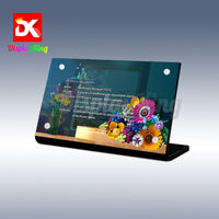 Display King - Acrylic display plaque for Lego wildflower Bouquet 10313