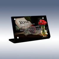 Display King - Acrylic display plaque for Lego Bouquet of Roses 10328