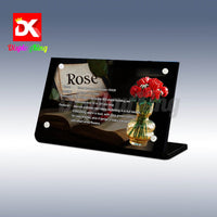 Display King - Acrylic display plaque for Lego Bouquet of Roses 10328