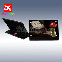 Display King - Acrylic display plaque for Lego Bouquet of Roses 10328