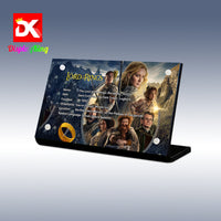 Display King - Acrylic display plaque for Lego The Lord of the Rings: Barad-dûr 10333