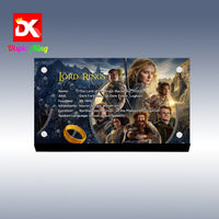 Display King - Acrylic display plaque for Lego The Lord of the Rings: Barad-dûr 10333