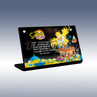 Display King - Acrylic display plaque for LEGO® The Simpsons: Krusty Burger 10352