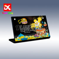 Display King - Acrylic display plaque for LEGO® The Simpsons: Krusty Burger 10352