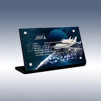 Display King - Acrylic display plaque for Lego shuttle Carrier 10360