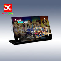 Display King - Acrylic display plaque for Lego The Big Bang Theory 21302