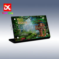 Display King - Acrylic display plaque for Lego Tree House 21318