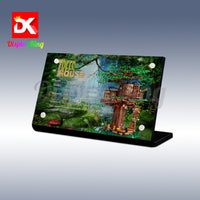 Display King - Acrylic display plaque for Lego Tree House 21318