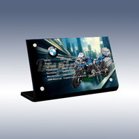Display King - Acrylic display plaque for Lego BMW R 1200 GS Adventure 42063