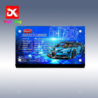 Display plaque for LEGO Bugatti Chiron 42083