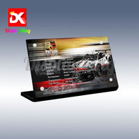 Display King - Acrylic display plaque for Lego Porsche 911 RSR 42096