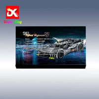 Display King - Acrylic display plaque for Lego PEUGEOT 9X8 24H Le Mans Hybrid Hypercar42156