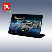 Display King - Acrylic display plaque for Lego PEUGEOT 9X8 24H Le Mans Hybrid Hypercar42156