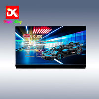 Display King - Acrylic display plaque for Lego Bugatti Bolide Agile Blue 42162
