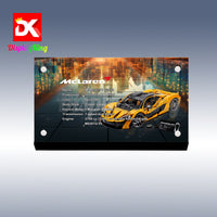 Display King - Acrylic display plaque for Lego McLaren P1 42172