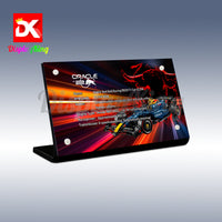 Display King - Acrylic display plaque for LEGO® Oracle Red Bull Racing RB20 F1 Car 42206